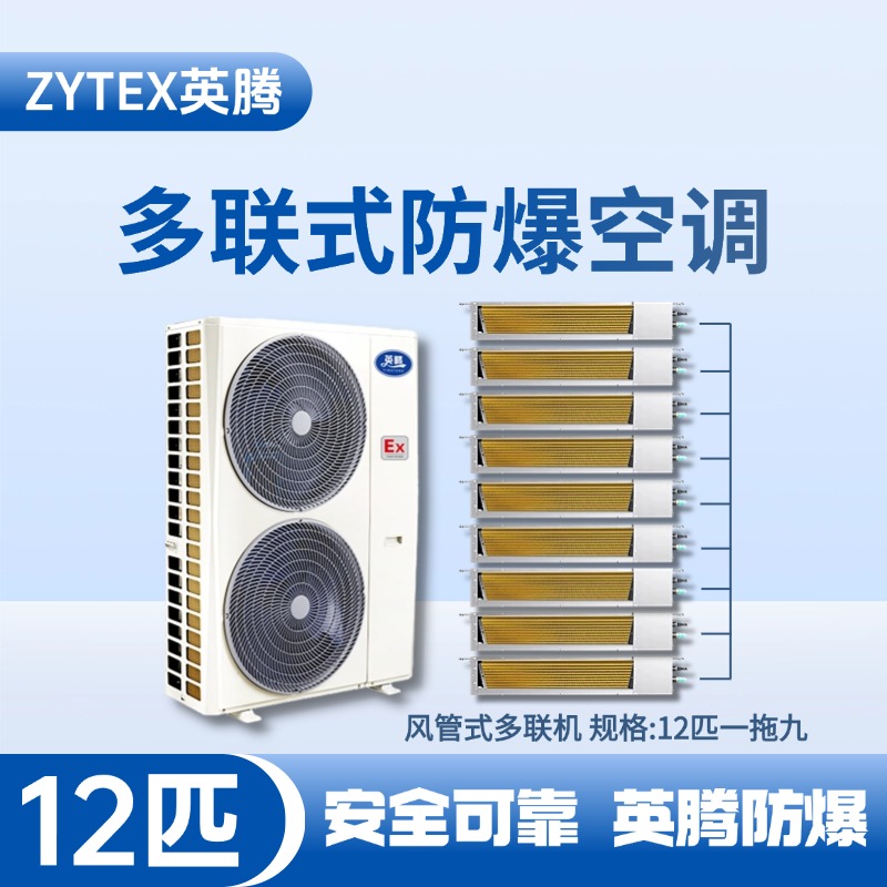 BKF-280-Ex(33D)  防爆多聯(lián)式空調(diào)風(fēng)管式一拖九 發(fā)電廠使用