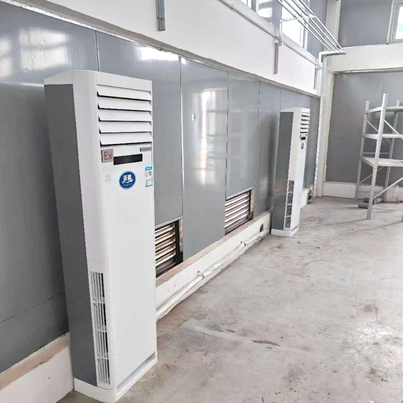 英騰3匹柜機安裝現場